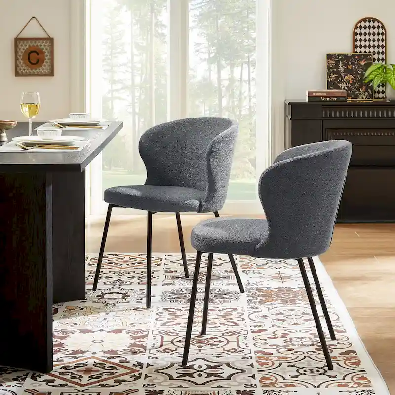 Art Leon Modern Dining Chairs, Set of 2