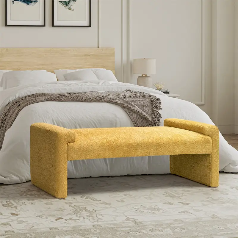 Roland Upholstered Bedroom Bench by HULALA HOME