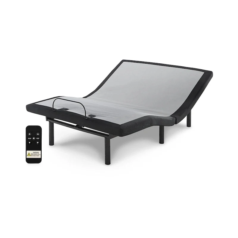 Signature Design by Ashley Chime 10 Inch Hybrid Black/White 2-Piece Mattress Package