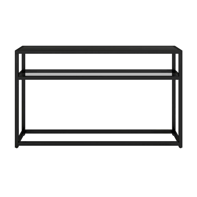 SEI Furniture Baldrick Modern 50 Long Console Table with Shelf