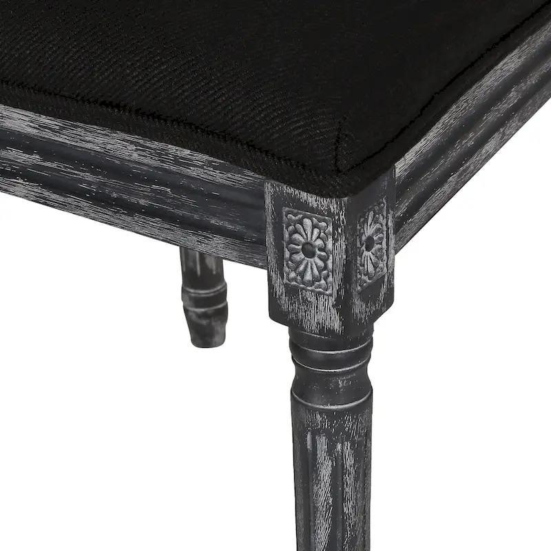 Regina Wood and Cane Upholstered Dining Chair (Set of 4) by Christopher Knight Home