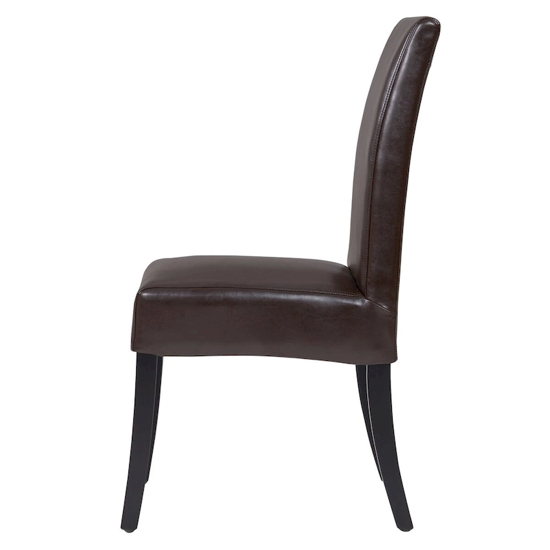 Valencia Leather Dining Side Chair, (Set of 2)