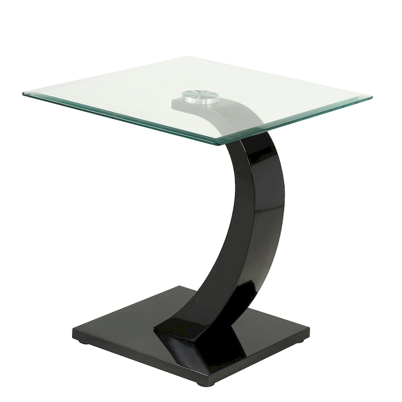 Cres Glam Glasstop 3-Piece Coffee Table Set by Furniture of America