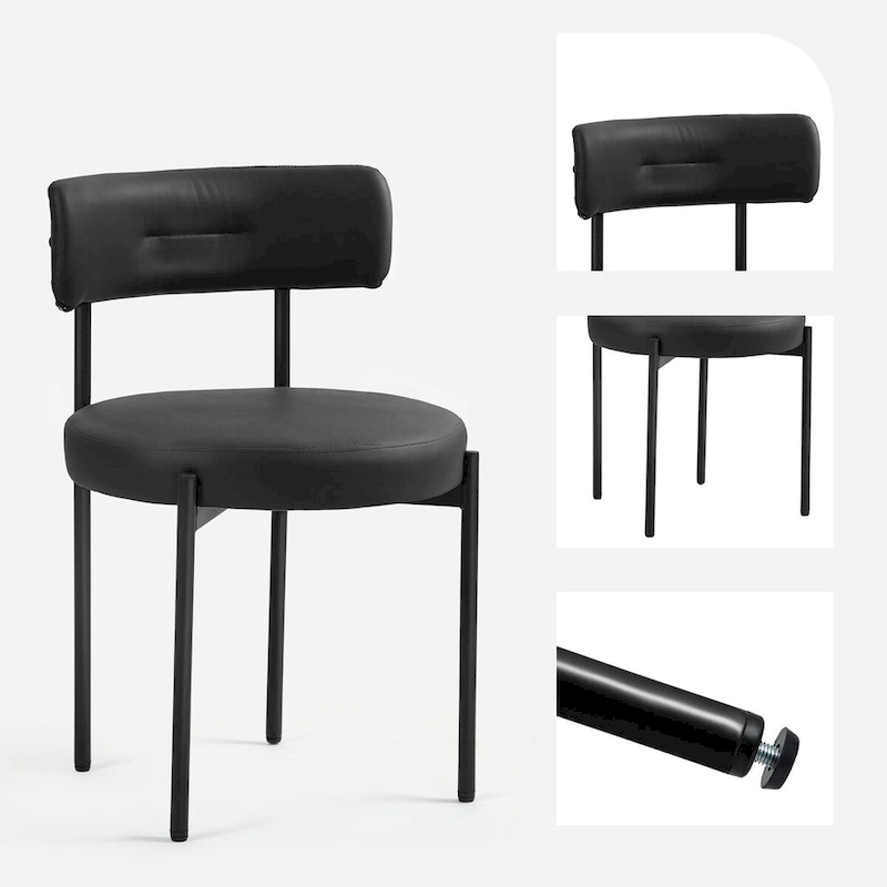 AVAWING Dining Chairs Mid-Century Modern Kitchen Chairs Set of 4