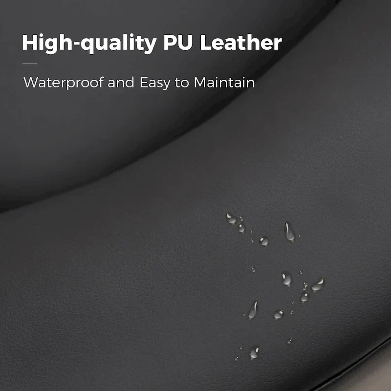 Haley Modern Swivel Barrel Faux Leather Chair with Solid Wood Base by HULALA HOME