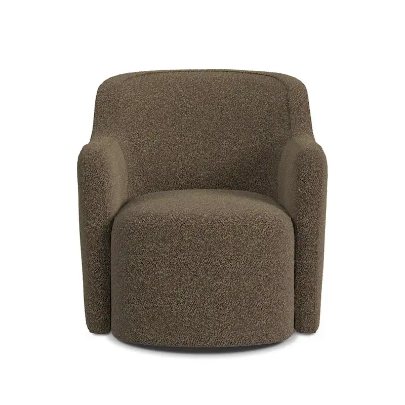 HomePop Upholstered Swivel Accent Chair