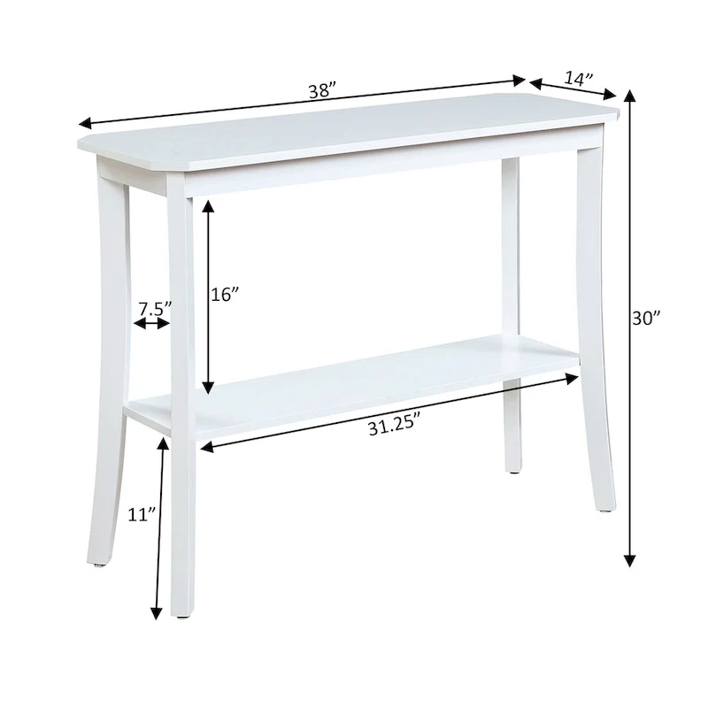 Convenience Concepts Designs2Go Baja Console Table with Shelf