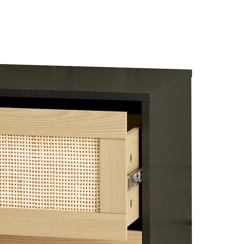 6 drawers Rattan dresser Rattan Drawer, Bedroom,Living Room