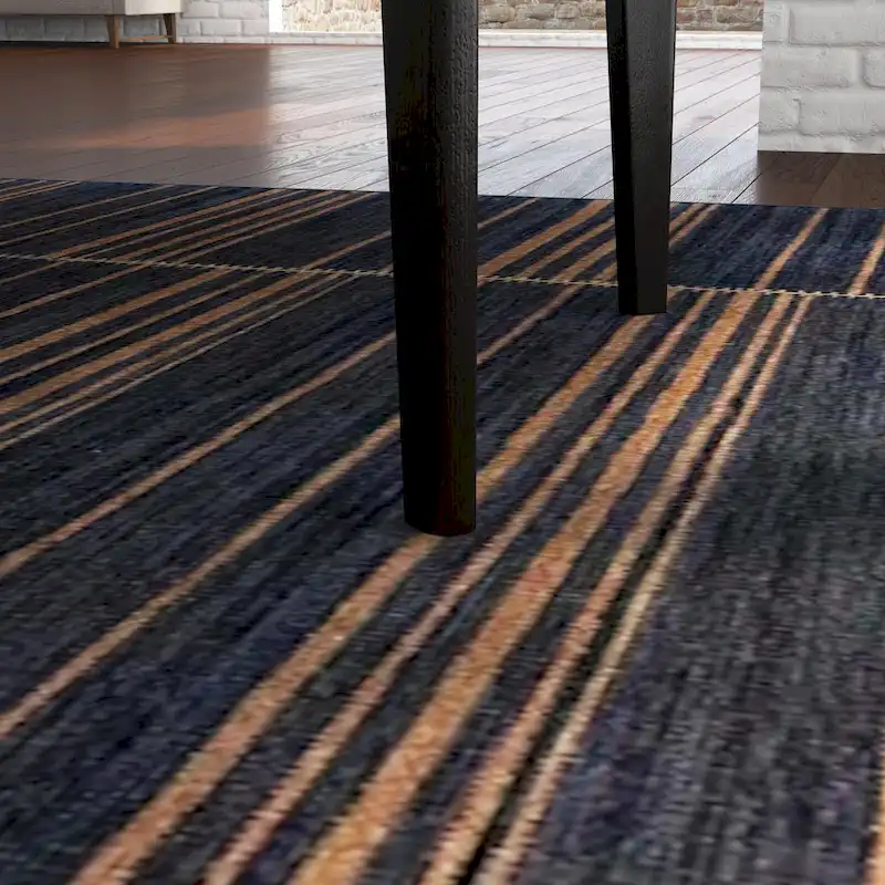 Brentwood Black Wood Round Dining Table