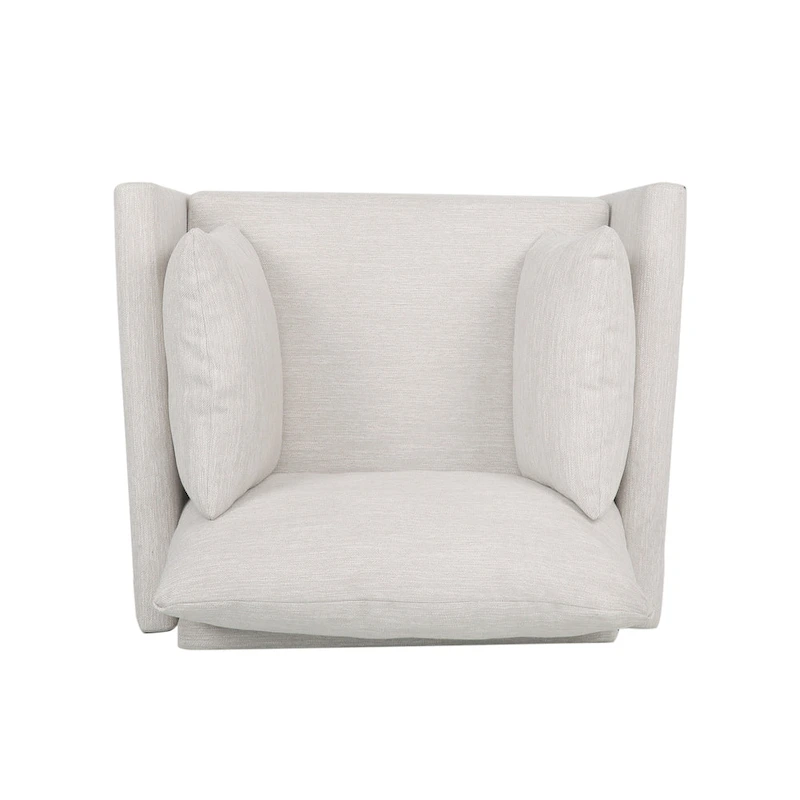 Gould Upholstered Club Chair with Accent Pillows by Christopher Knight Home