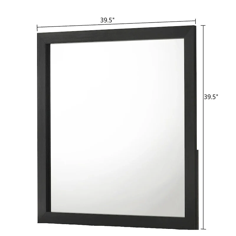 Black Velvet Upholstered Panel Bedroom Furniture