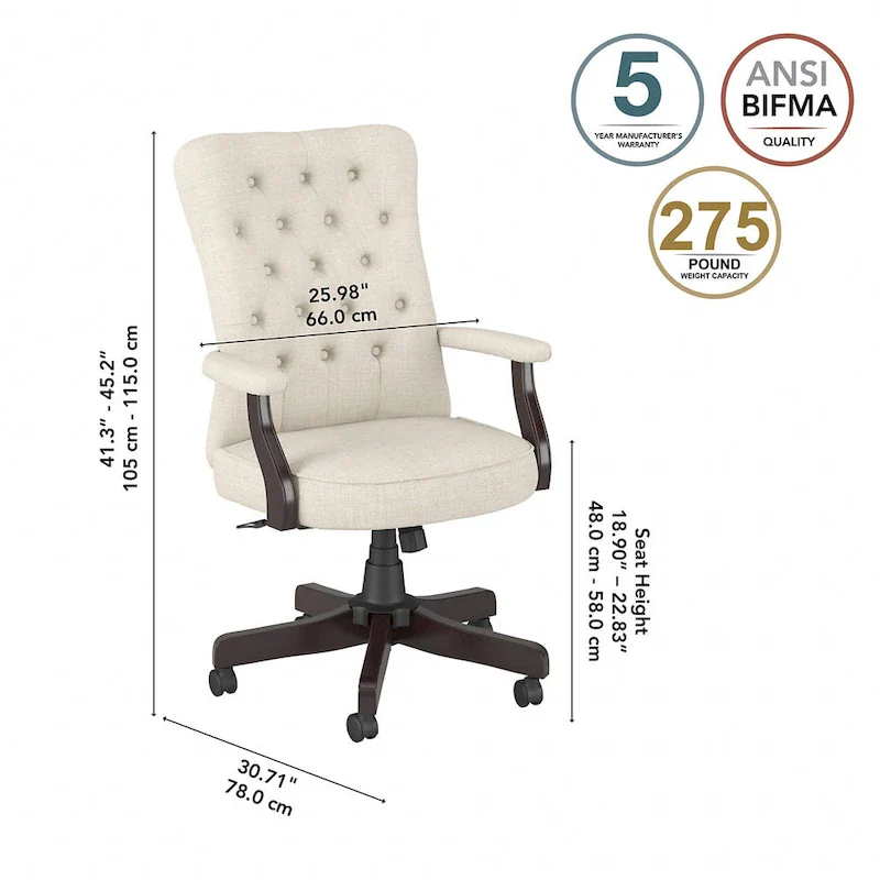 Arden Lane High Back Office Chair with Arms by Bush Business Furniture