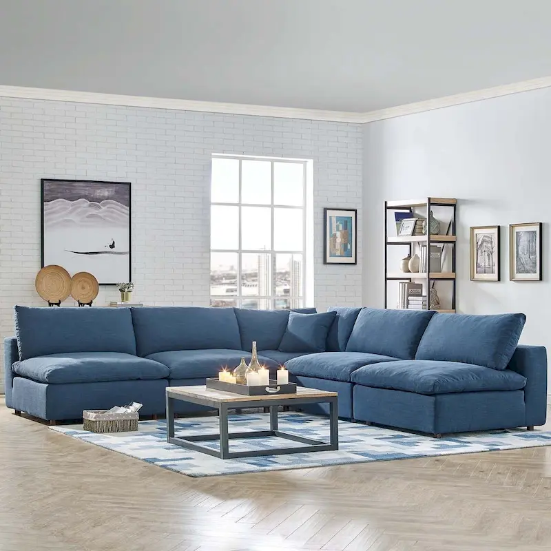 Copper Grove Hrazdan Down-filled Overstuffed 5-piece Sectional Sofa Set