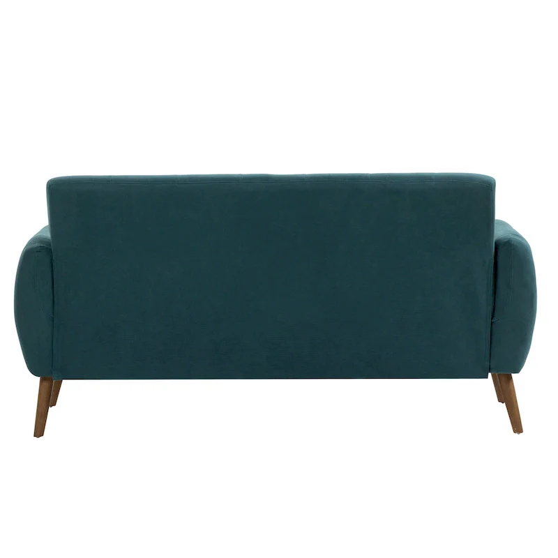 Two-Seater Sofa (Small), Fabric, Rubberwood