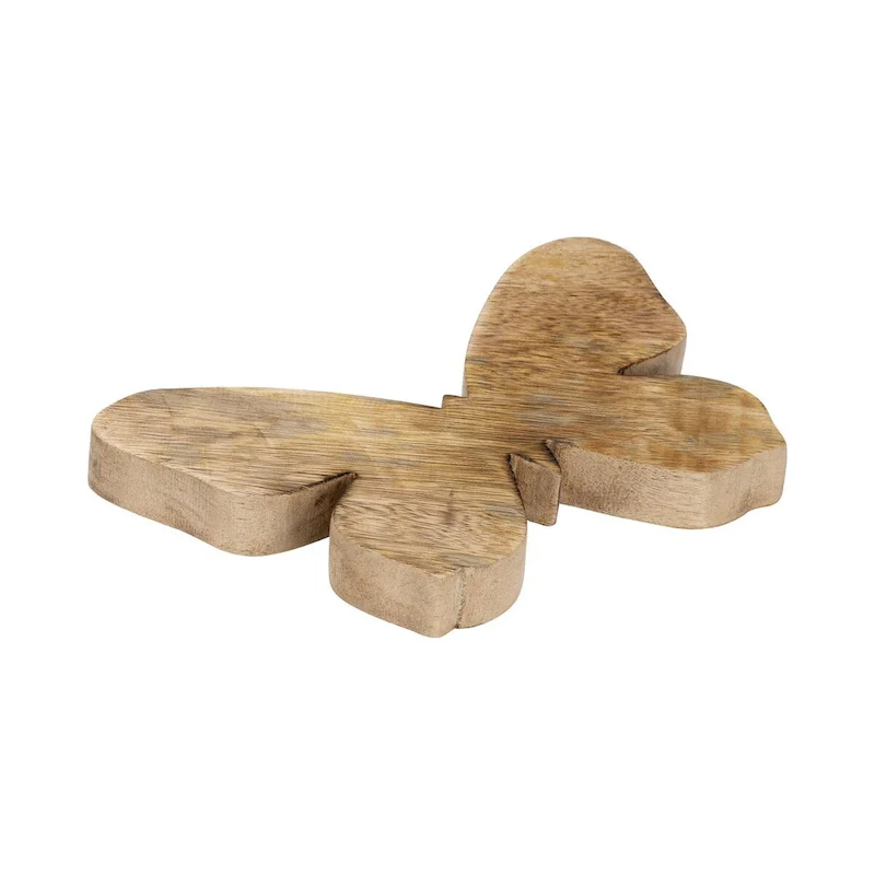Sagebrook Home Wooden Butterfly Statue