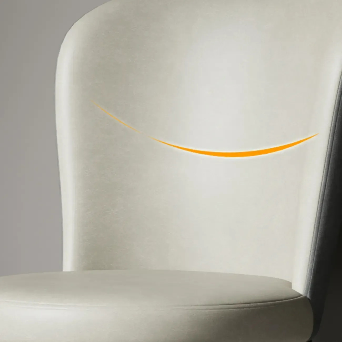 Sleek Gold Legs Faux Leather Upholstered Dining Chair