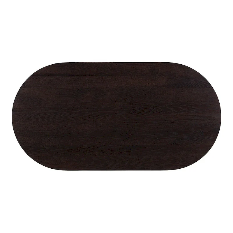 Aurelle Home Tyier Mid-Century Modern Solid Oak Coffee Table - 54 W x 17 H x 28 D