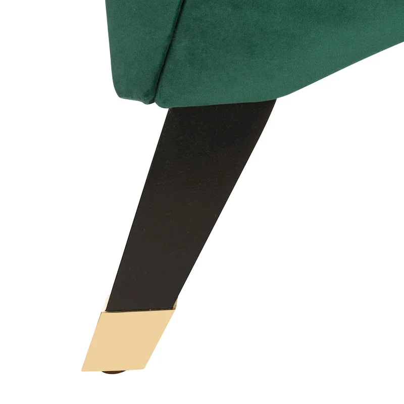 Mid-Century Modern Chaise with Pillow - 63Wx28Dx30H