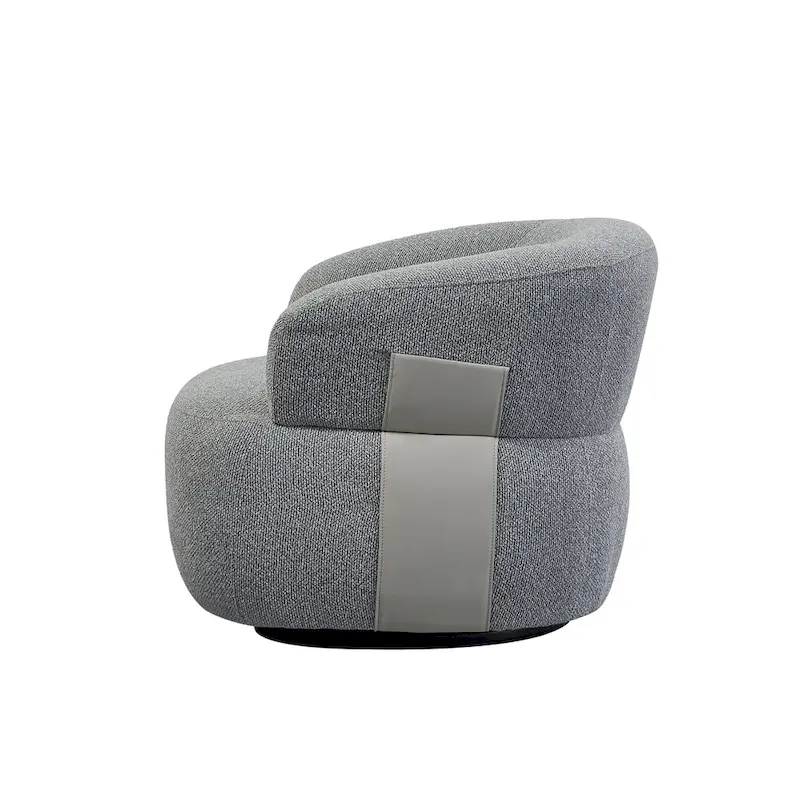 Kieon 33 W 360 Swivel Modern Barrel Chair Accent Chair Set of 2