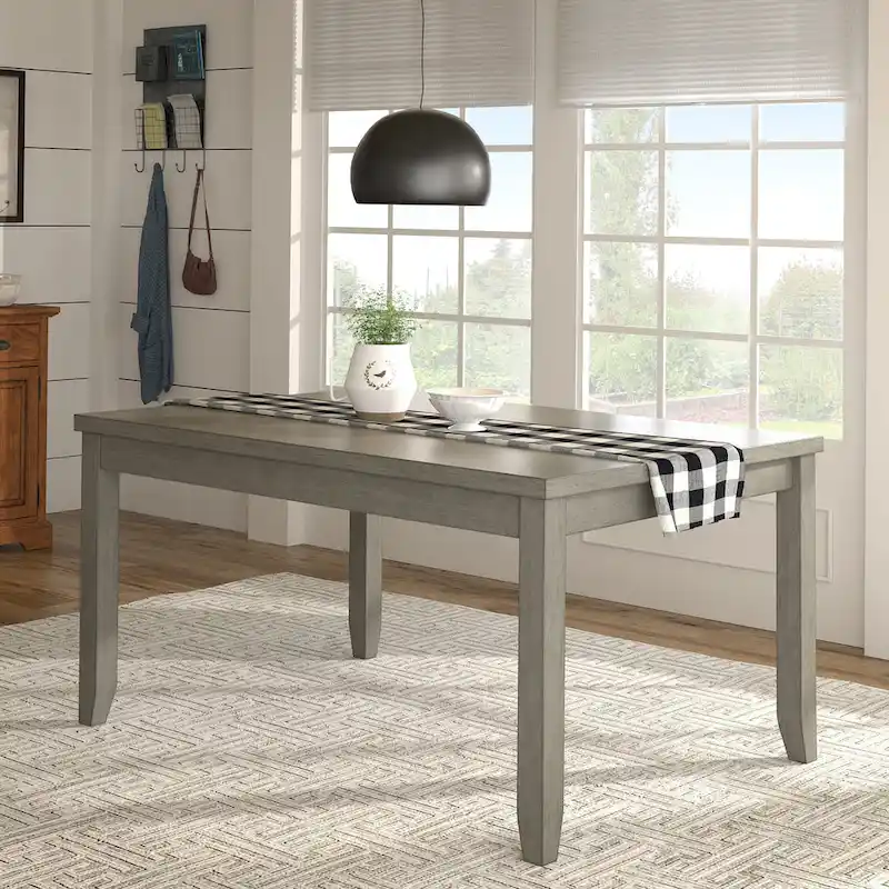 Wood Rectangular Dining Table