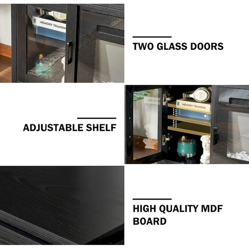 80 Modern Electric Fireplace TV Stand