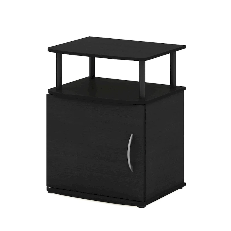Porch & Den Mangin Black Utility Design Storage End Table