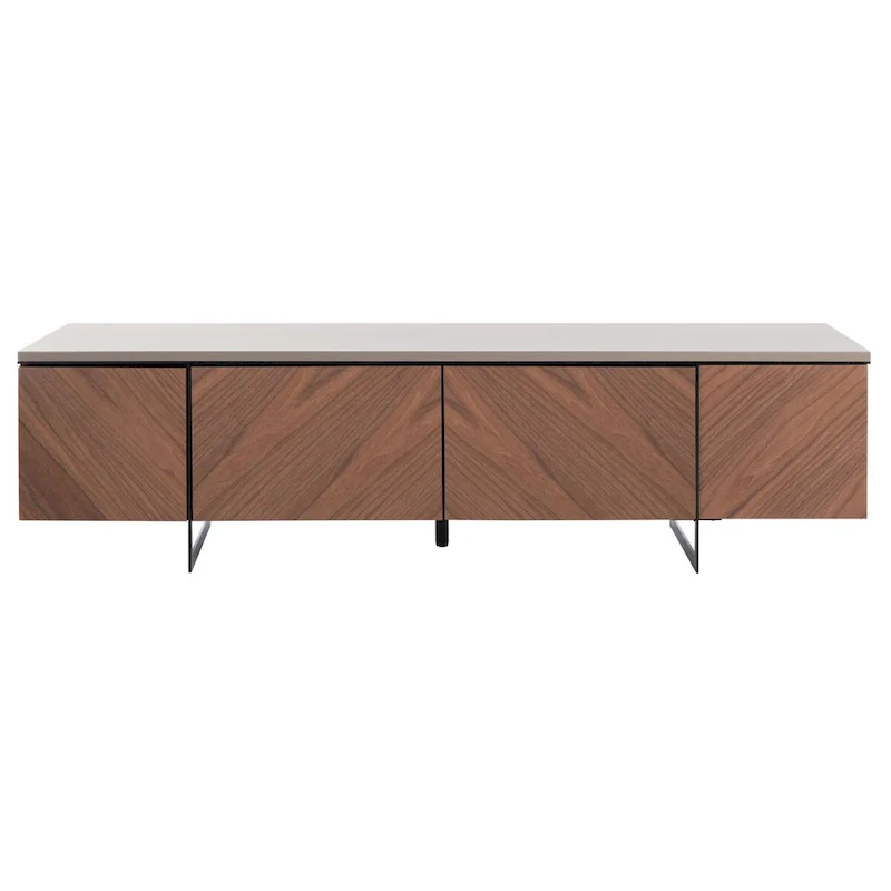 SAFAVIEH Couture Stine Chevron 60-inch TV Stand - 60 W x 16 L x 16 H - 60Wx16Dx16H