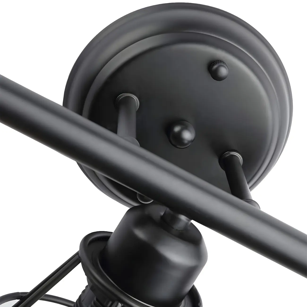 3-Light Industrial Metal Cage LED Vanity Light