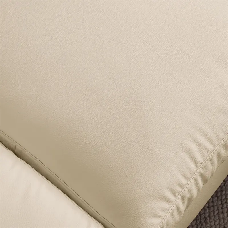 Sectional leather L-Shaped Sofa Couch with Reversible Chaise Lounge