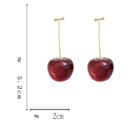 Luninana Earrings -  Hanging Cherry Earrings YBY033