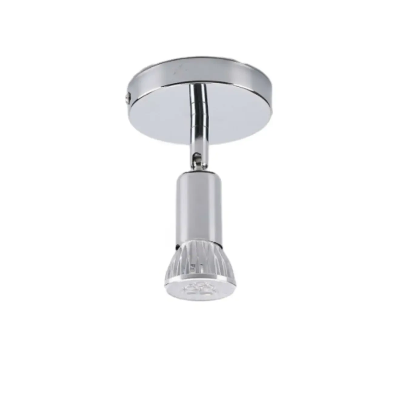 Adjustable Modern Chrome Semi Flush Mount Ceiling Track Light