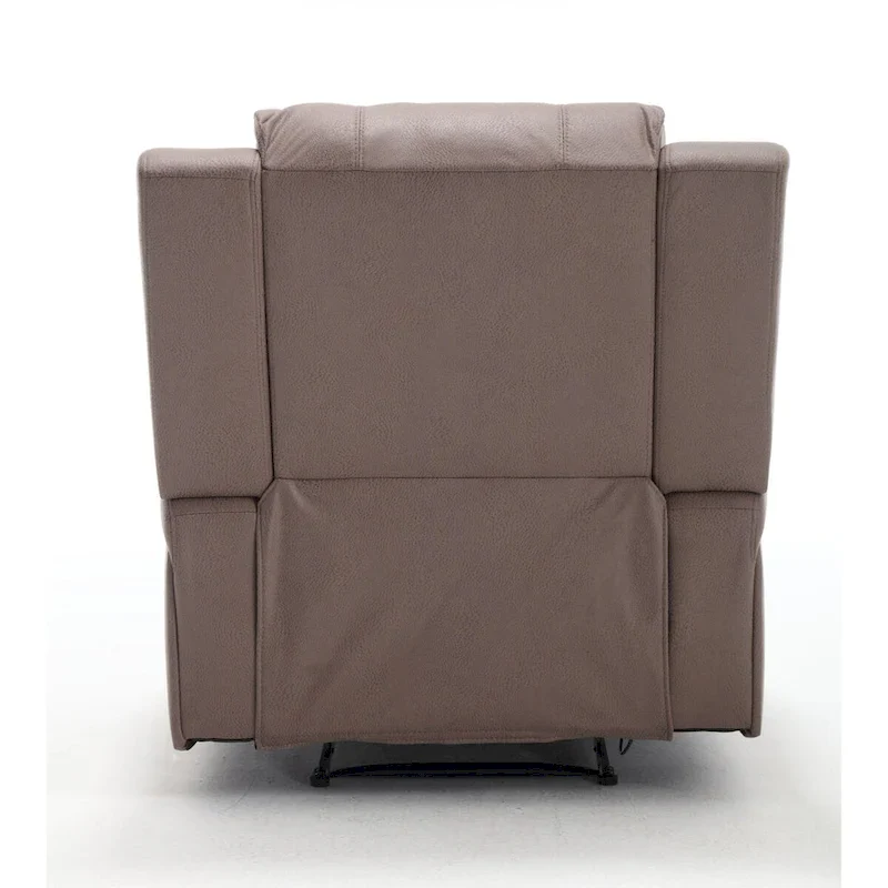 Faux Leather Recliner