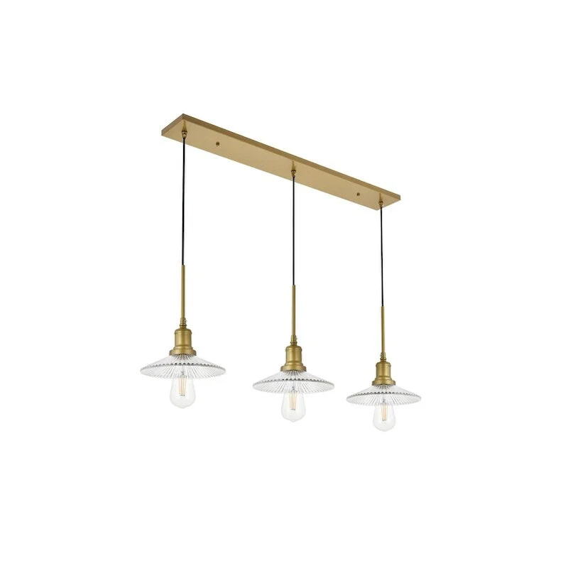 Waltz 3 light black Pendant