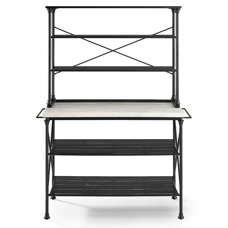 Crosley Madeleine Kitchen Island and Hutch