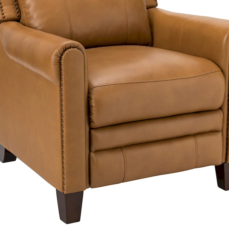 Felisa 32.48 Wide Genuine Leather Manual Recliner