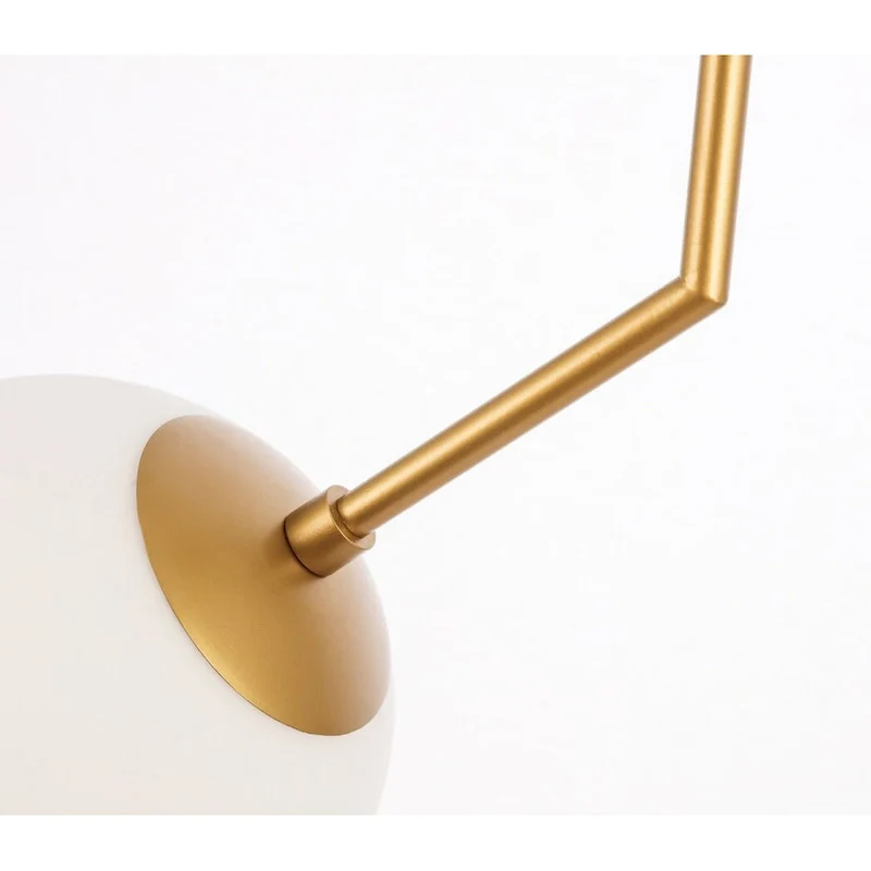 Bastina 20-Inch 1-DownLight Frosted Glass Pendant