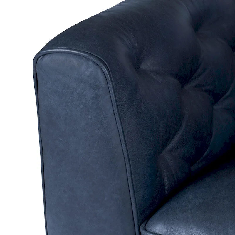 Poly & Bark Essex Lounge Chair - Full Grain Genuine Italian Leather