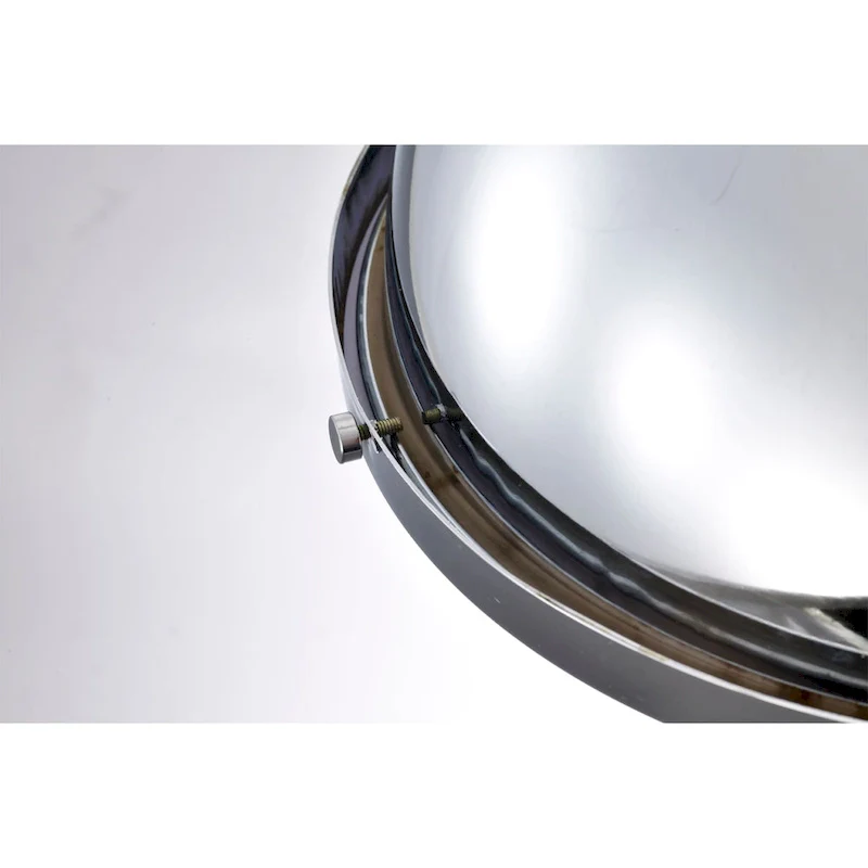Didia 1-Light 13-Inch Chrome Dome Pendant