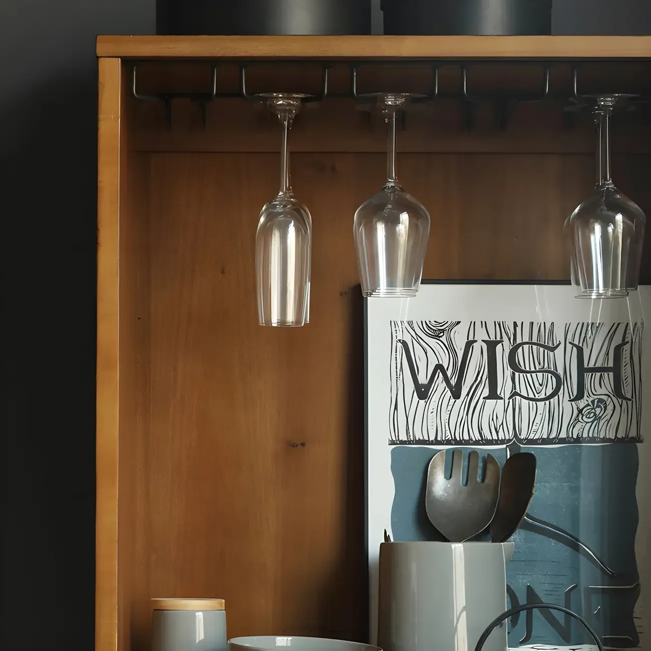 Stackable Rustic Medium Wood Wine Rack Over 25 Bottles