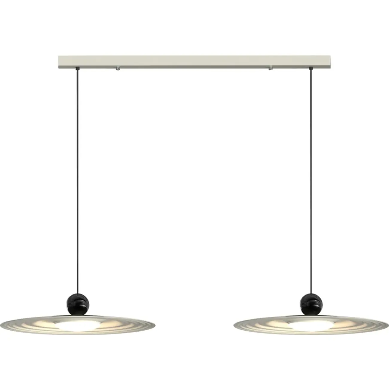 Ultra Modern Disc Metal Resin LED Kitchen Pendant Light