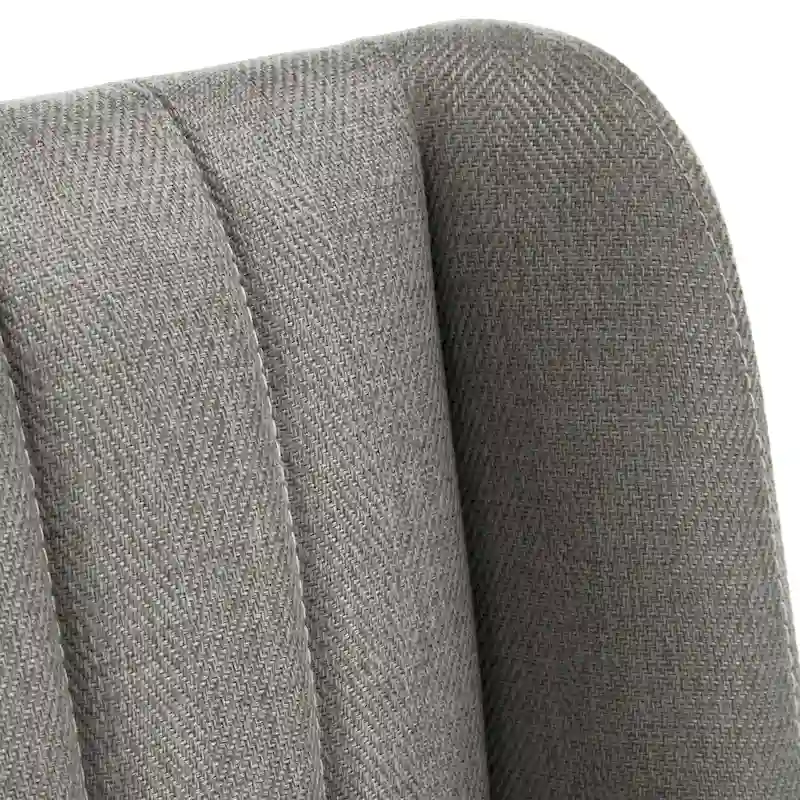 Gold Finish Fabric Dining Chair (Set of 2)