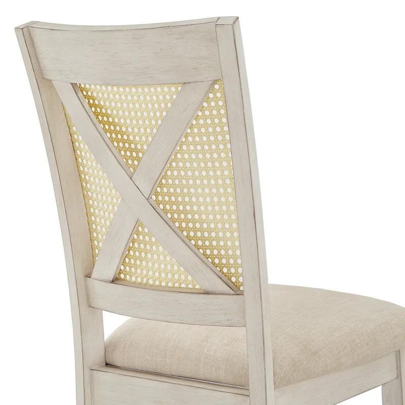 Plaga X-Back Cane Accent Dining Chair (Set of 2) by iNSPIRE Q Classic - Dining Chair