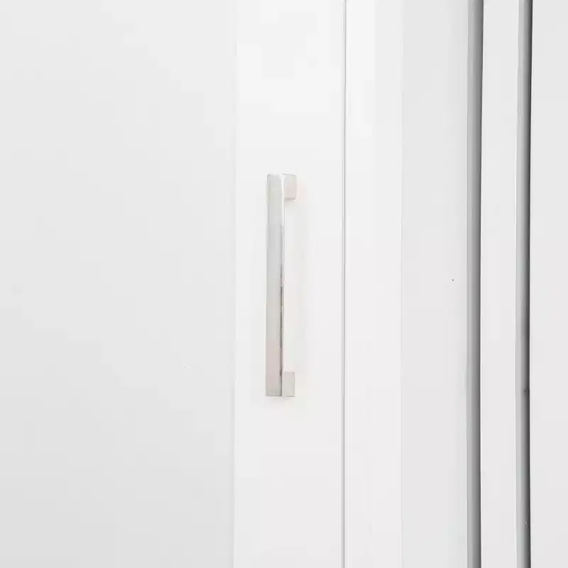 White Queen Murphy Bed with Wardrobe & Desk, 2–3 Person Assembly