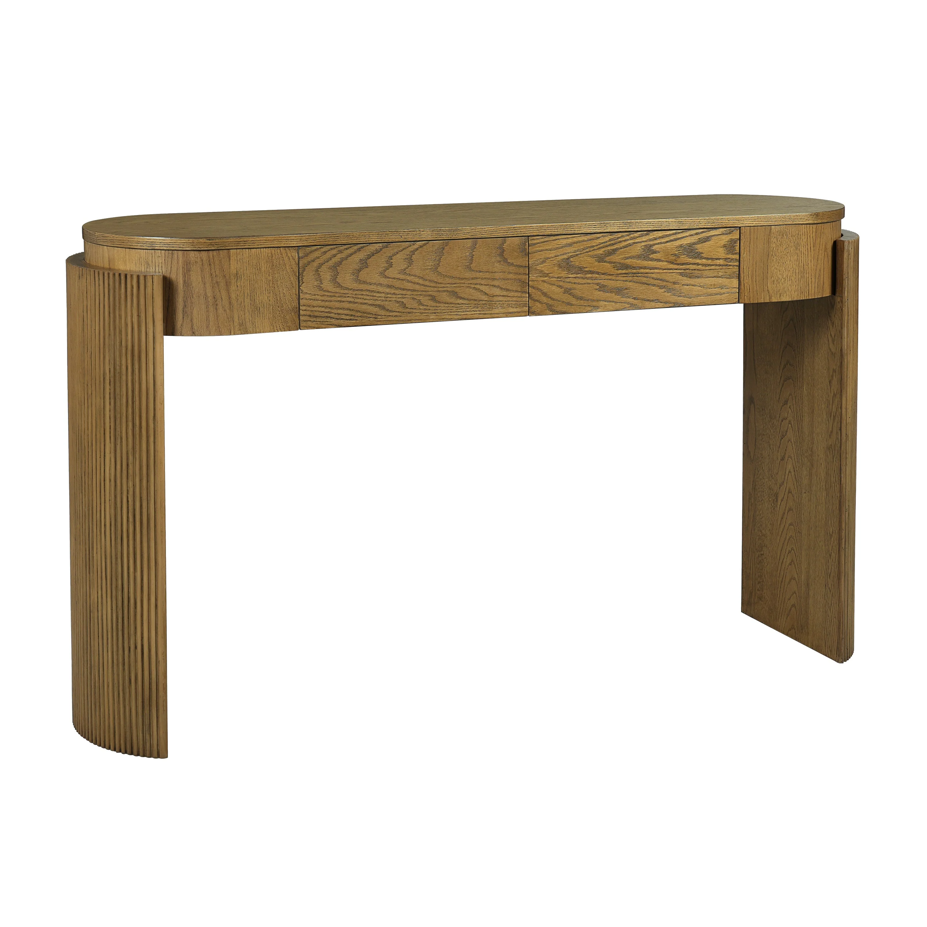 Walker Edison | Fluted Design Entryway Console Table and 2 Drawers