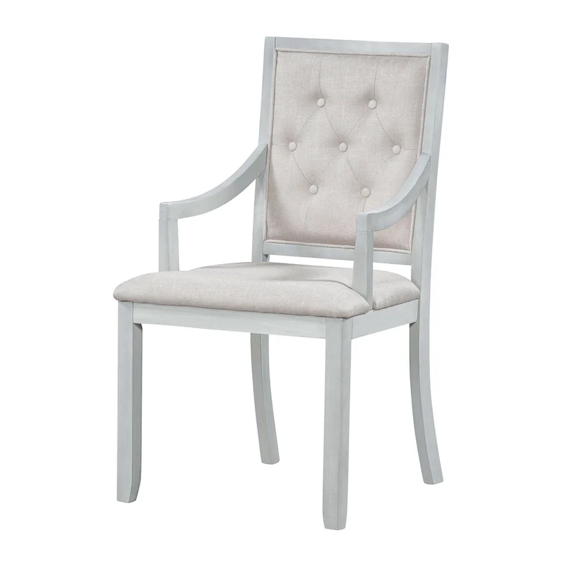 Antique Gray Retro 5-Piece Wooden Dining Table Set with Extendable Round Table & 4 Chairs