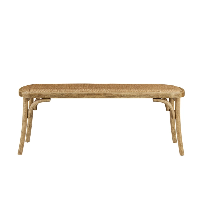 Bernsley Bentwood Rattan Dining Bench