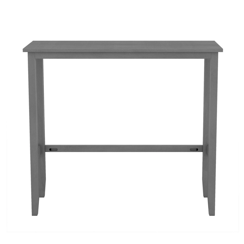 3PCS Rectangular Wood Bar Dining Set