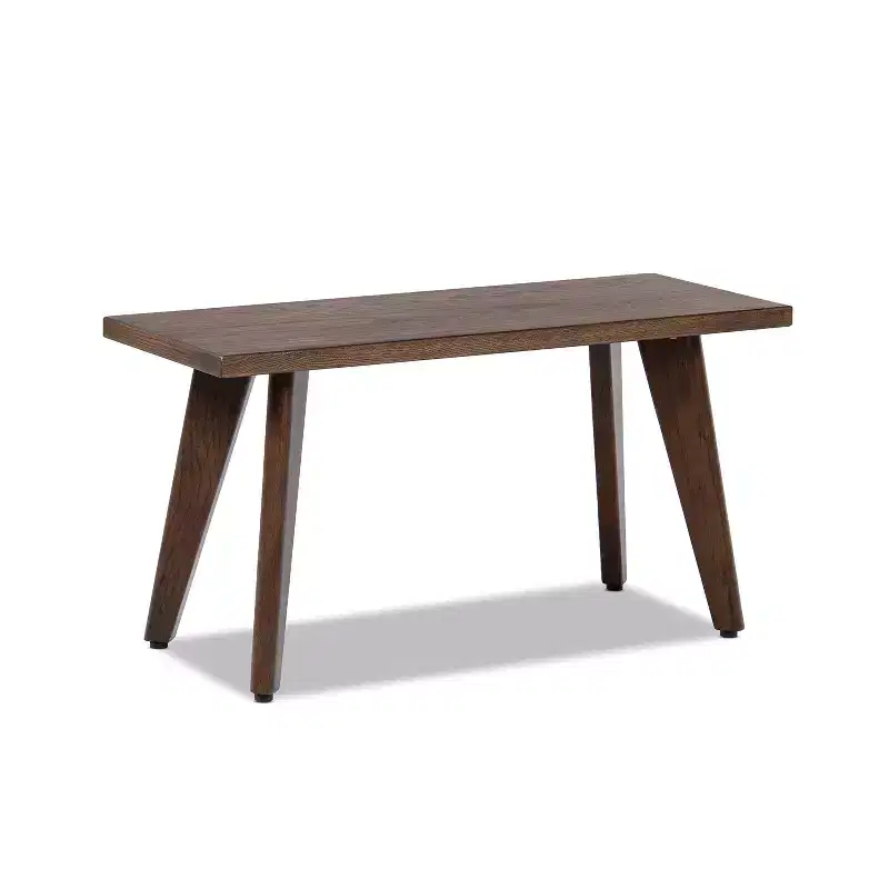 Jennifer Taylor Home Capri 35.5 Solid Red Oak Wood Bench
