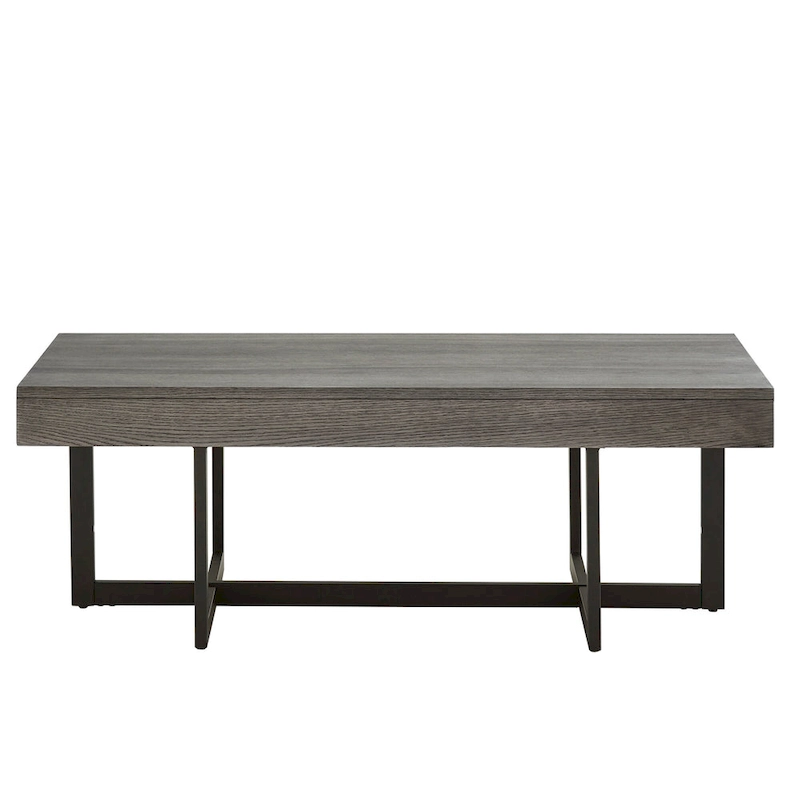 Eldersley Wood Finish Coffee Table with Two Drawers by iNSPIRE Q Modern