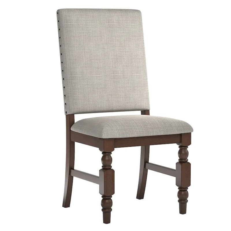 Flatiron Nailhead Upholstered Dining Chairs (Set of 2) by iNSPIRE Q Classic